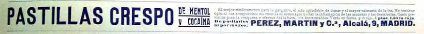 Cocaina Crespo 1912