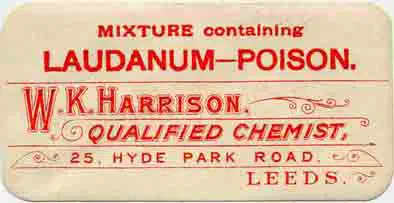 Laudanum W. K. Harrison