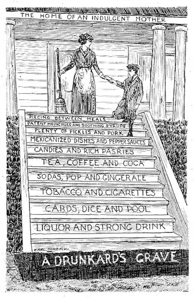 El hogar de una madre permisiva